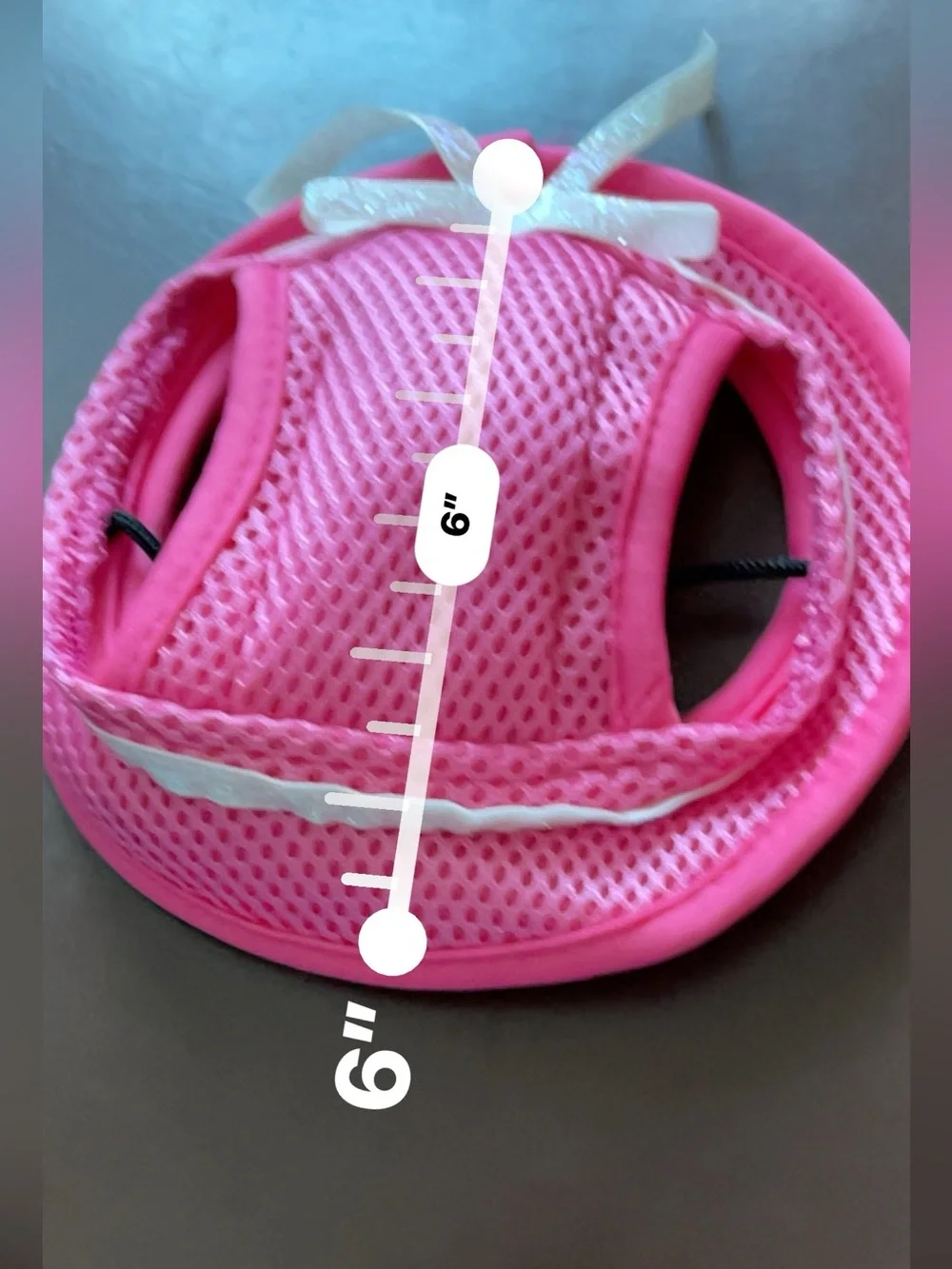 Dog Pink and Blue Adjustable Harness Caps